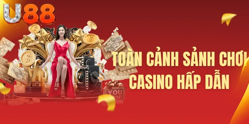 Toàn cảnh sảnh chơi casino hấp dẫn